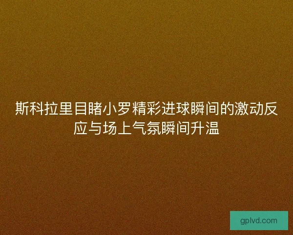 斯科拉里目睹小罗精彩进球瞬间的激动反应与场上气氛瞬间升温